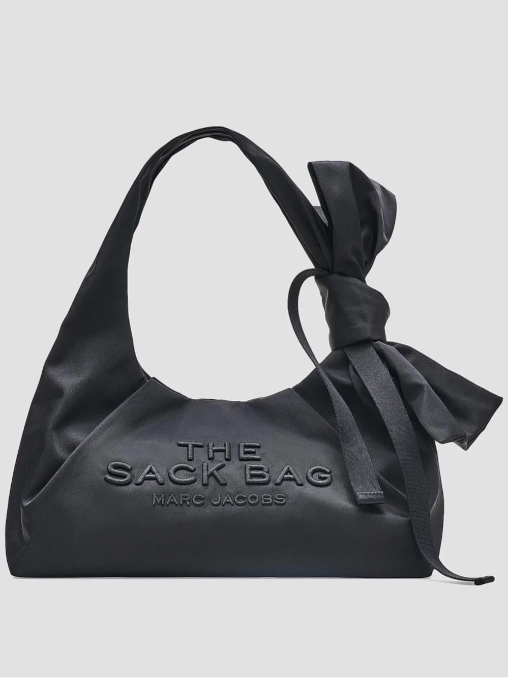 Marc Jacobs Black The Sack Bag with Knotted Handle